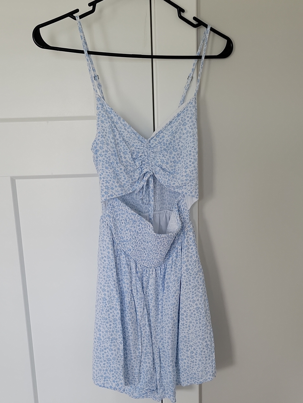 Light Blue Floral Romper